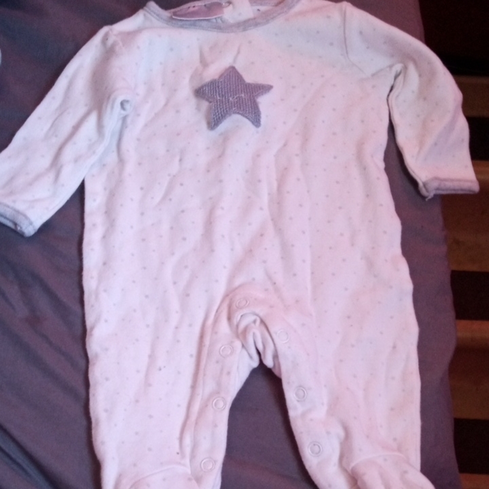 Baby Onesie with Star Patch
